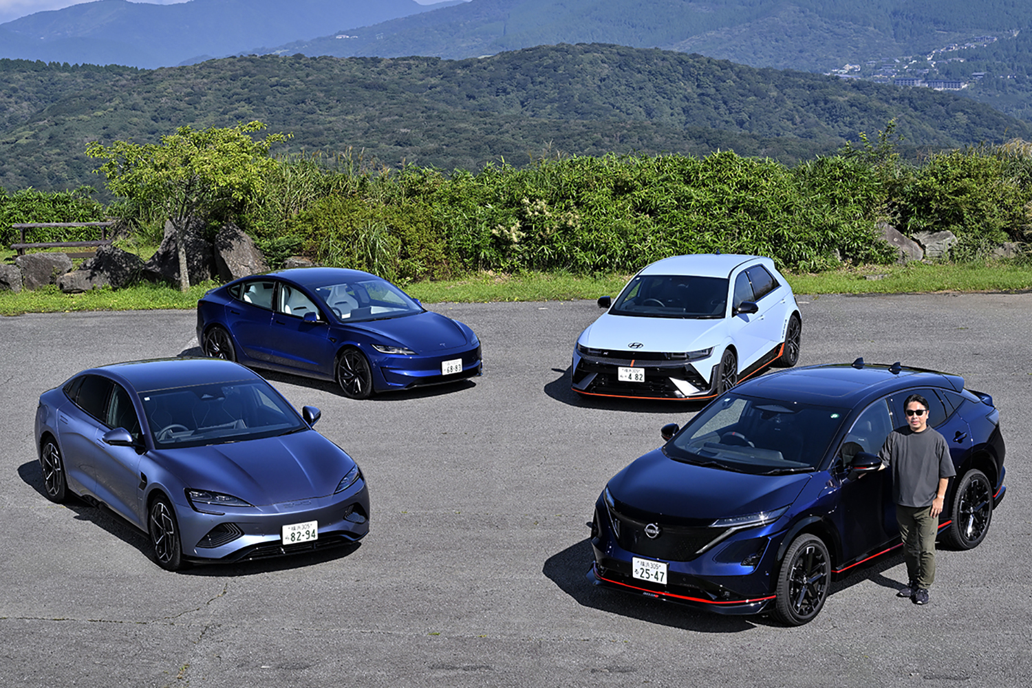 アリアNISMO・モデル3・アイオニック5N・BYDシール。日米韓中・最新スポーツBEVガチンコ比較