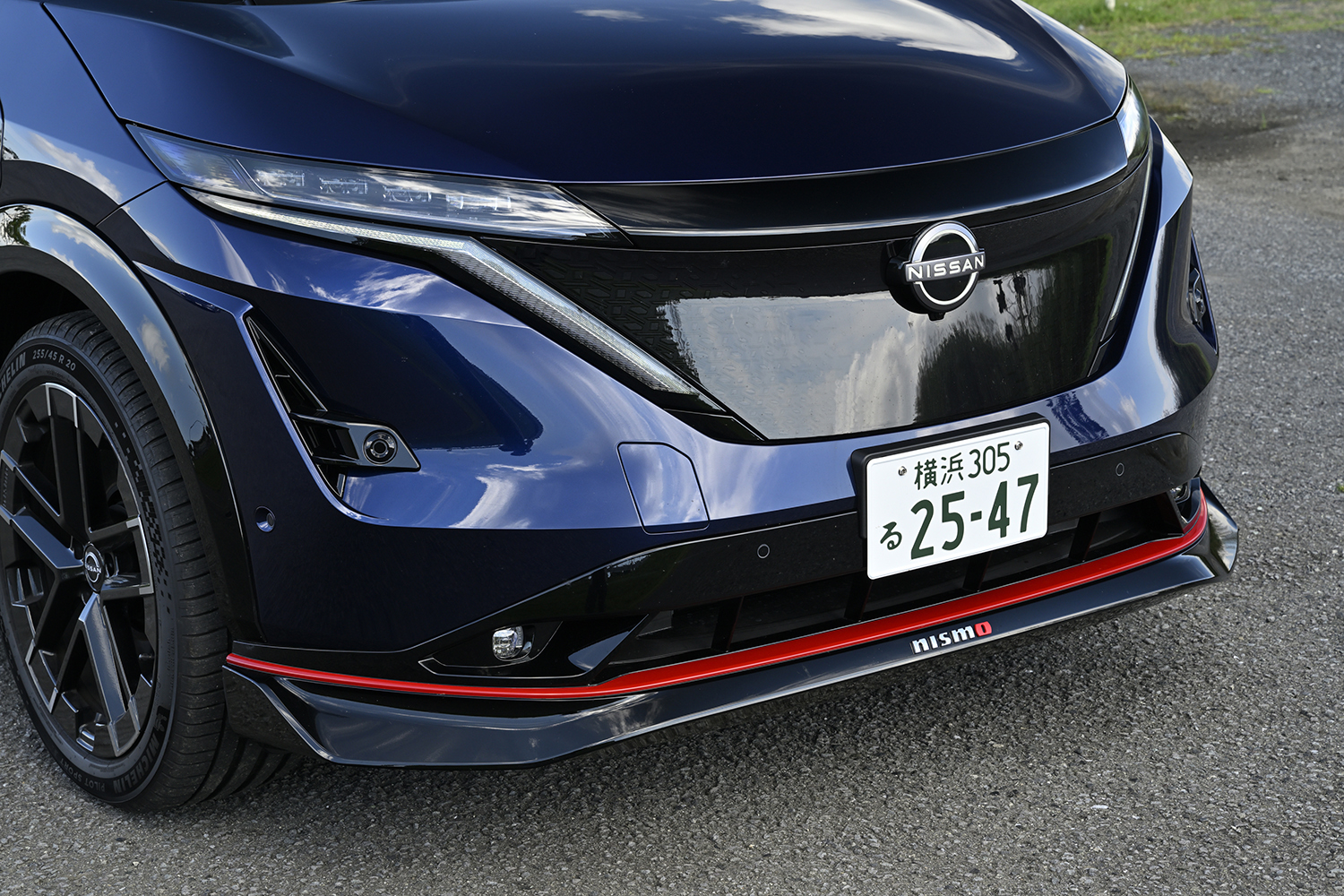 日産アリアNISMOのフロントマスク