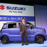 【画像】新型軽乗用EVのデキに社長も営業本部長も自信あり！　スズキらしさを体現した意欲作「ｅスカイ」が212万円からの衝撃プライスでデビュー 〜 画像16