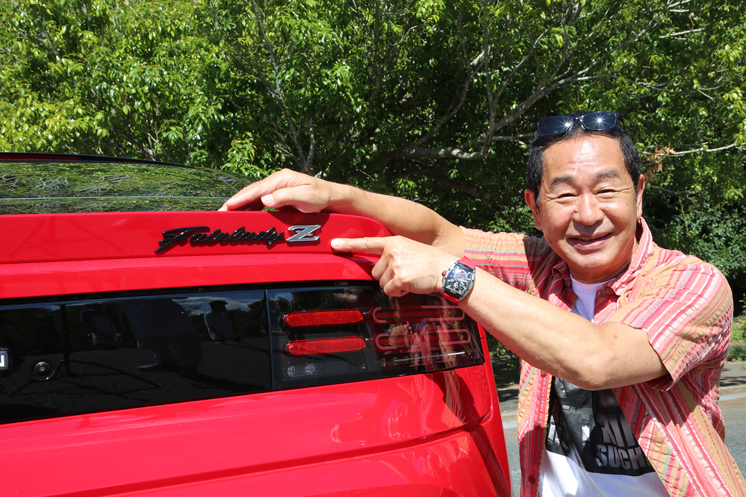 日産フェアレディZと土屋圭市さん