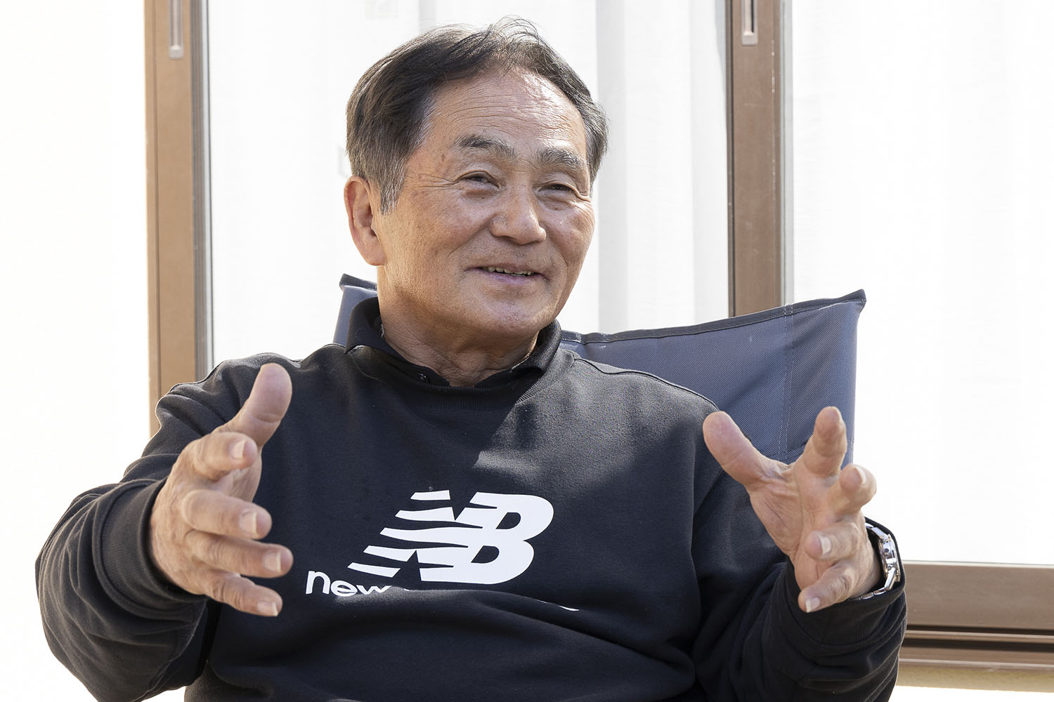 スバルの車両研究実験部の元テストドライバーの辰巳英治さん
