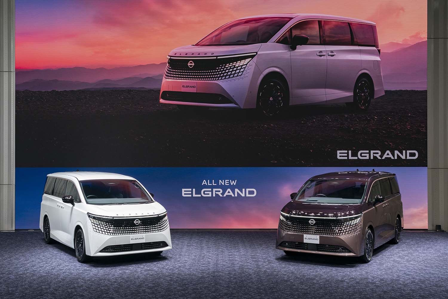 日産エルグランドの新型発表会