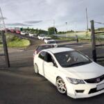 【画像】集まったタイプＲで「TYPE R」のクルマ文字！　鈴鹿で初開催の「Honda All Type R World Meeting 2026 in Suzuka」が圧巻だった 〜 画像8