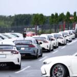 【画像】集まったタイプＲで「TYPE R」のクルマ文字！　鈴鹿で初開催の「Honda All Type R World Meeting 2026 in Suzuka」が圧巻だった 〜 画像21