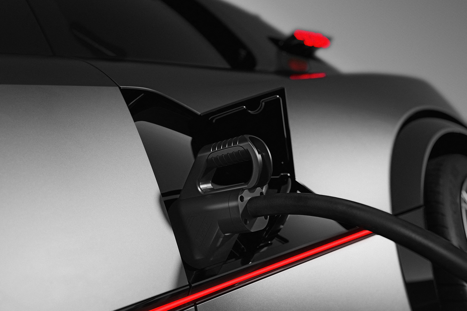 プジョーE-T16コンセプトの給電口
