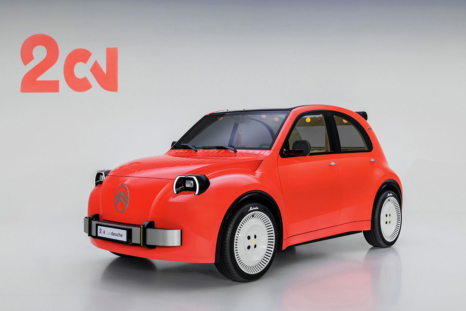 シトロエン2CVコンセプトのフロントスタイリング