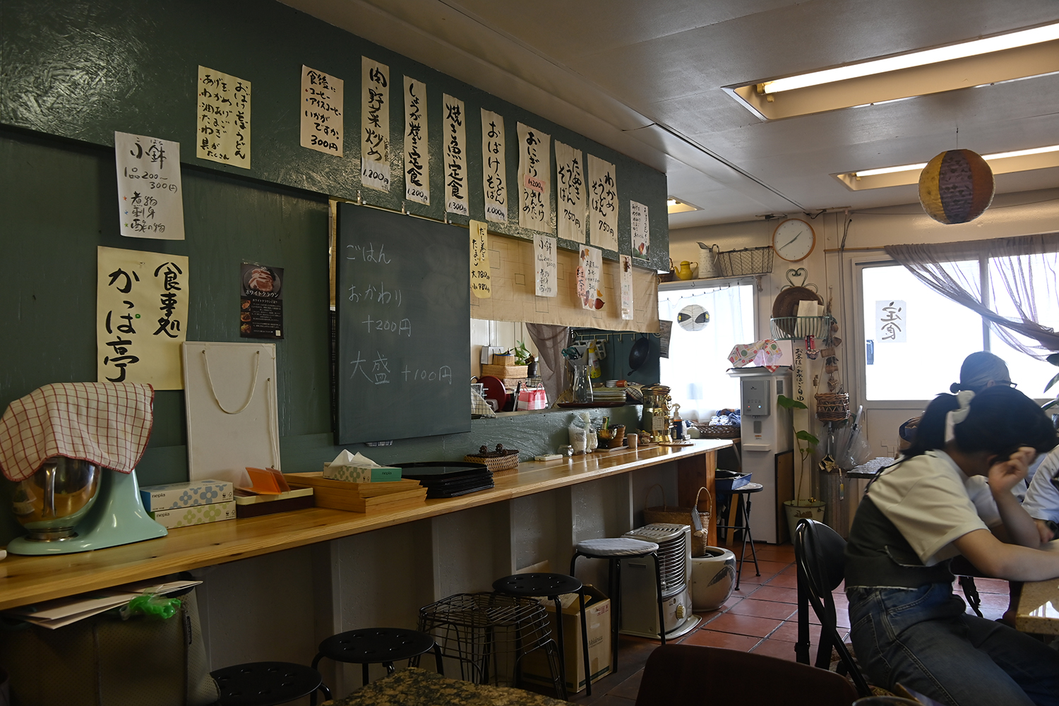 かっぱ亭の店内