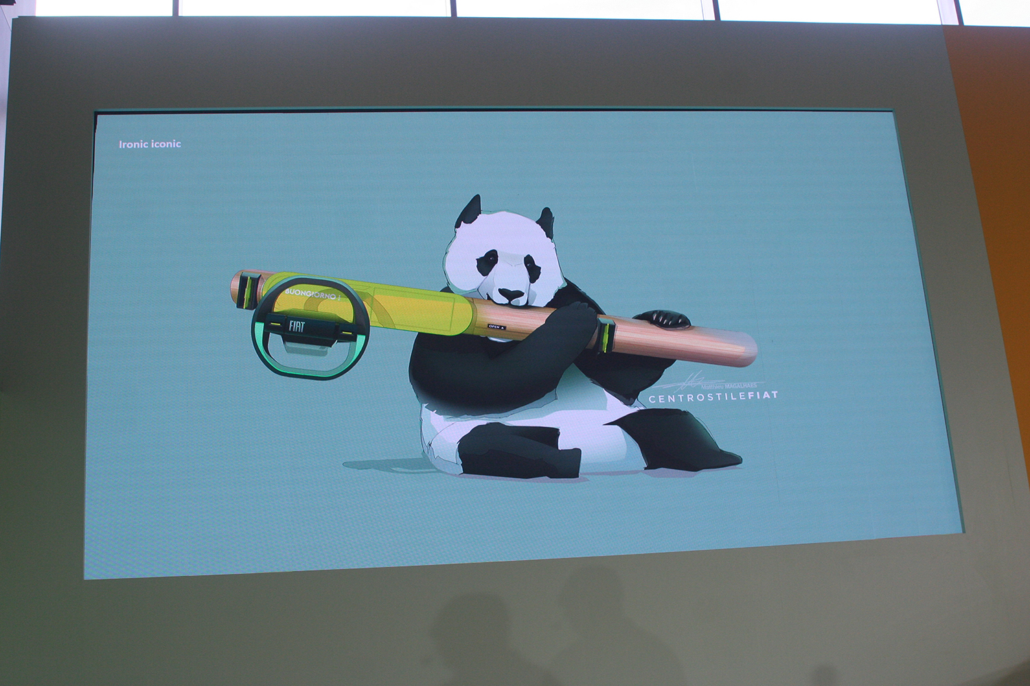 ”竹”をイメージしたグランデパンダのダッシュボード