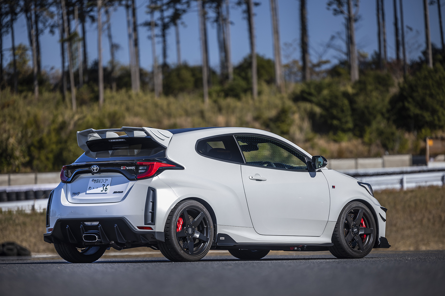 GRヤリスTSS340のリヤスタイリング