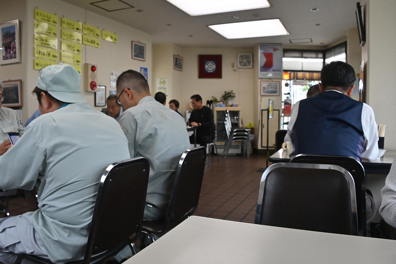 ふじみ食堂の店内