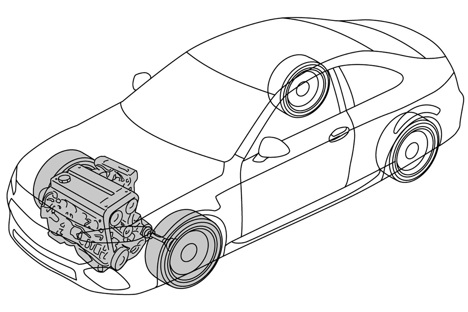 FF車のイラスト