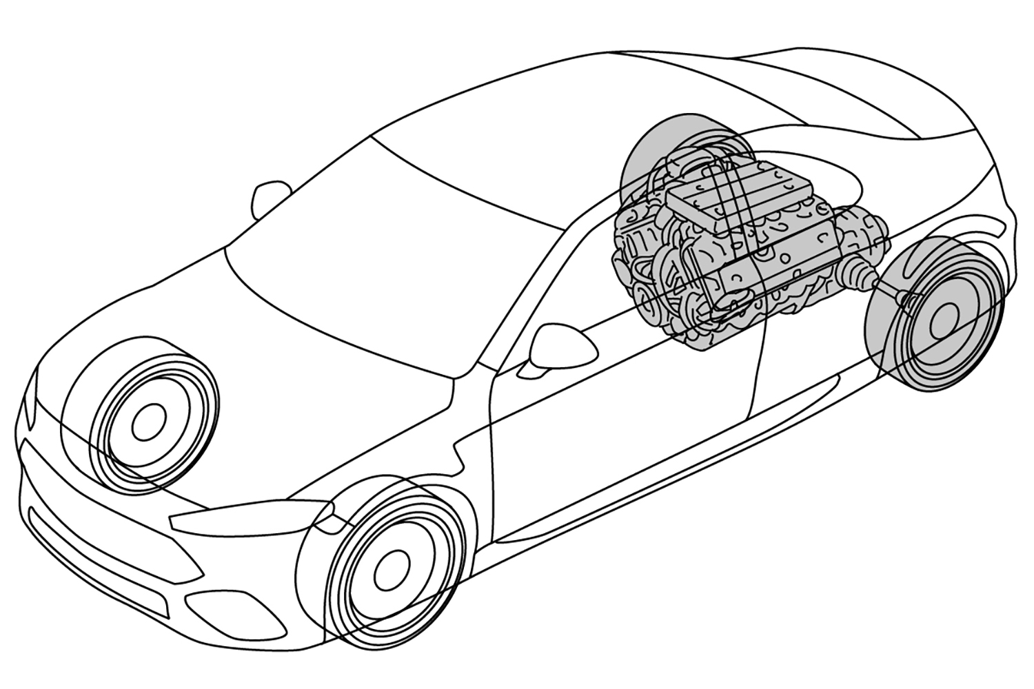 MR車のイラスト