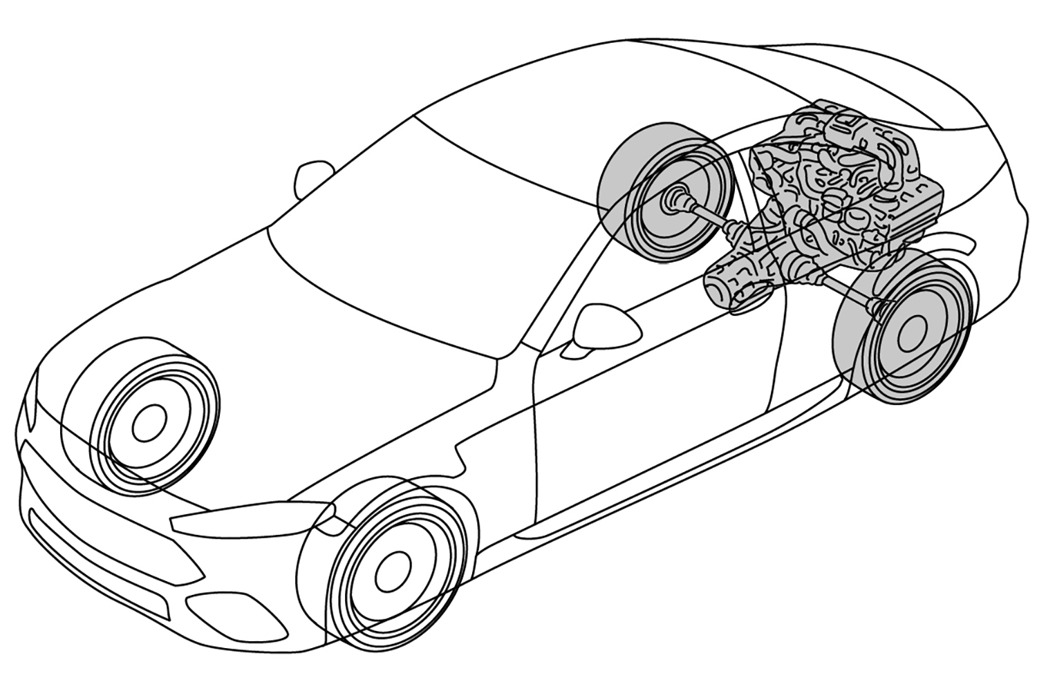 RR車のイラスト