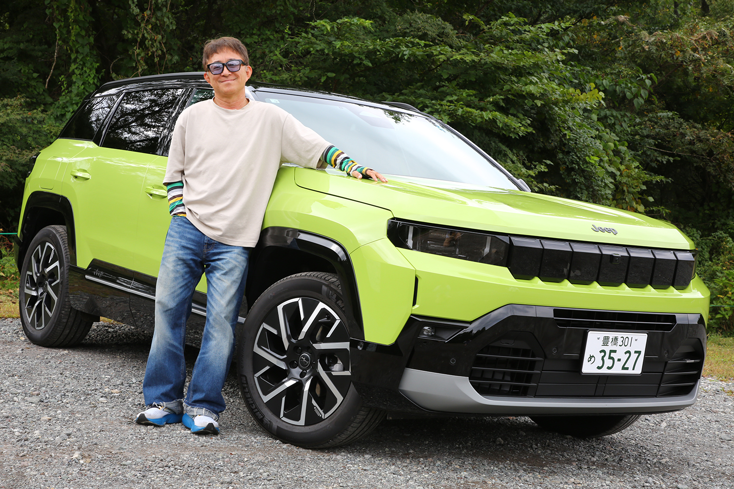 新型ジープ・コンパスと木下隆之氏