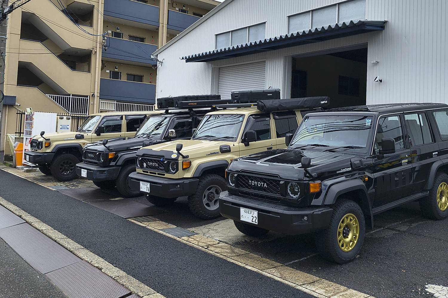 ランクル70系の開発車両