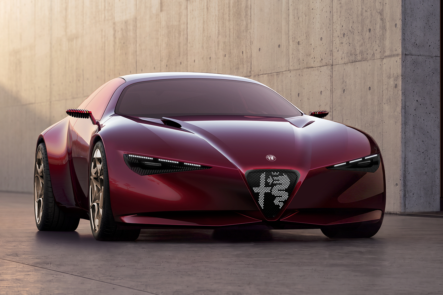 アルファロメオの新たなコンセプトカー「クオーレロッソ」が世界初公開 〜 画像10