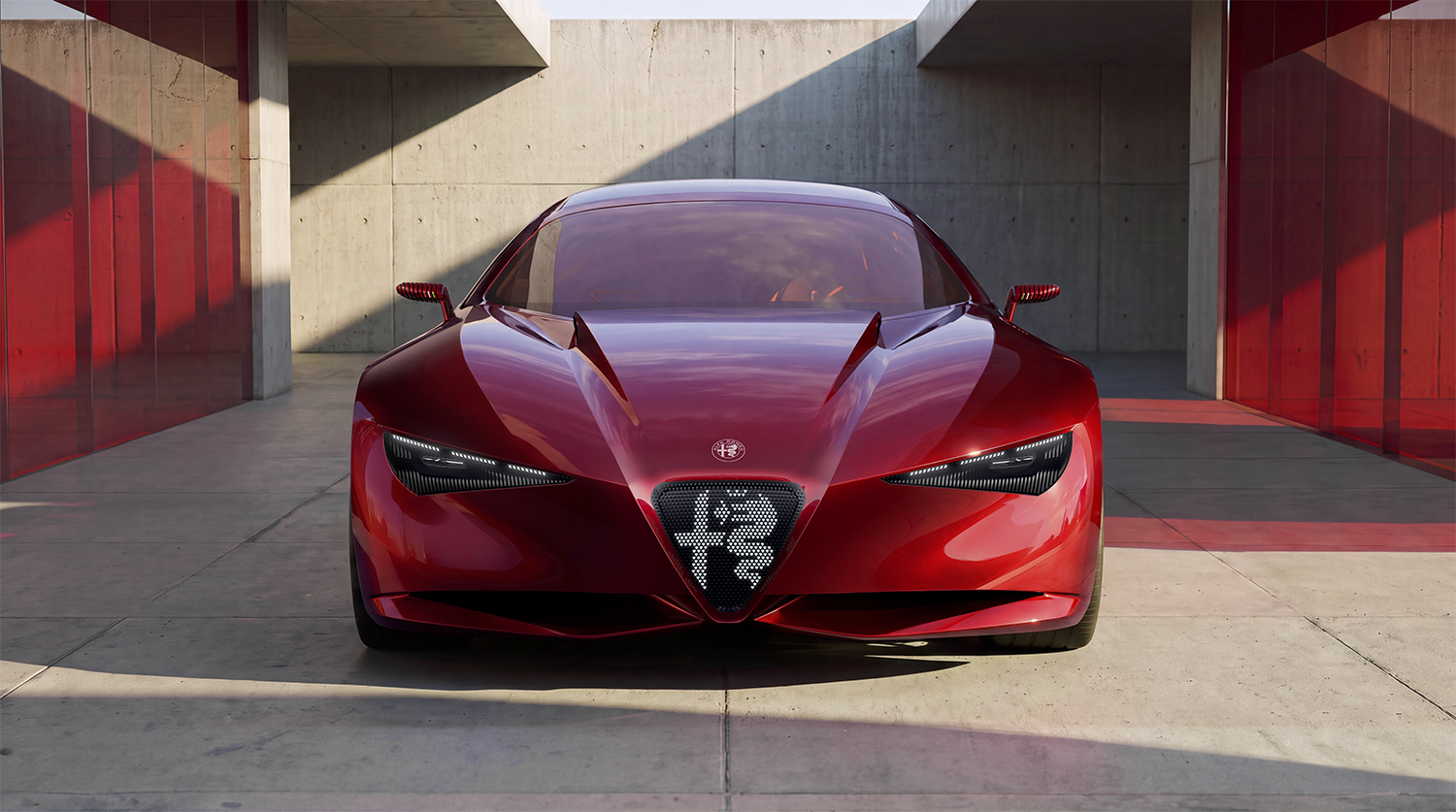 アルファロメオの新たなコンセプトカー「クオーレロッソ」が世界初公開 〜 画像19