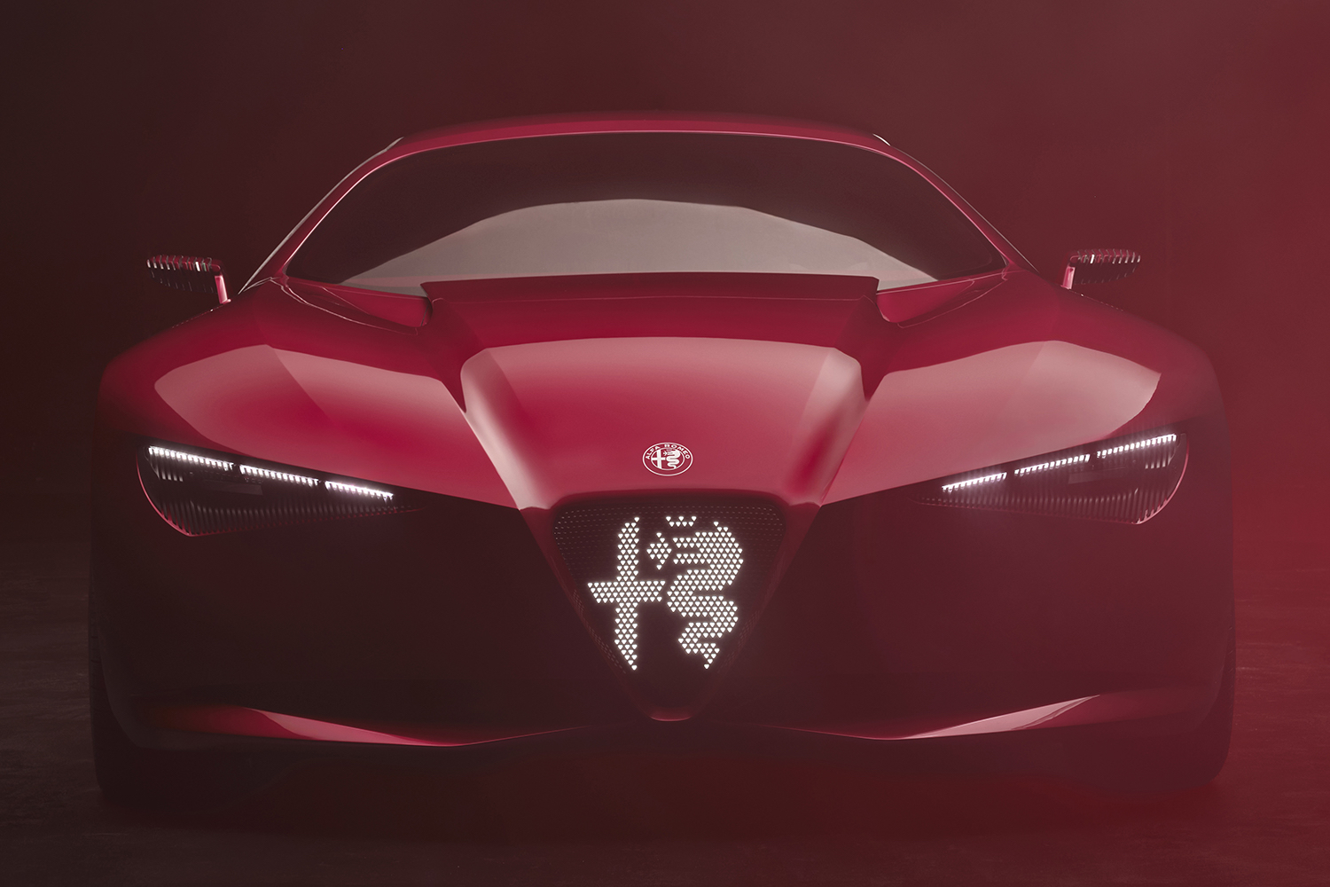 アルファロメオの新たなコンセプトカー「クオーレロッソ」が世界初公開