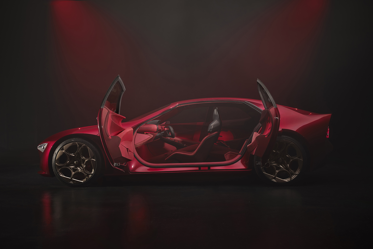 アルファロメオの新たなコンセプトカー「クオーレロッソ」が世界初公開 〜 画像36