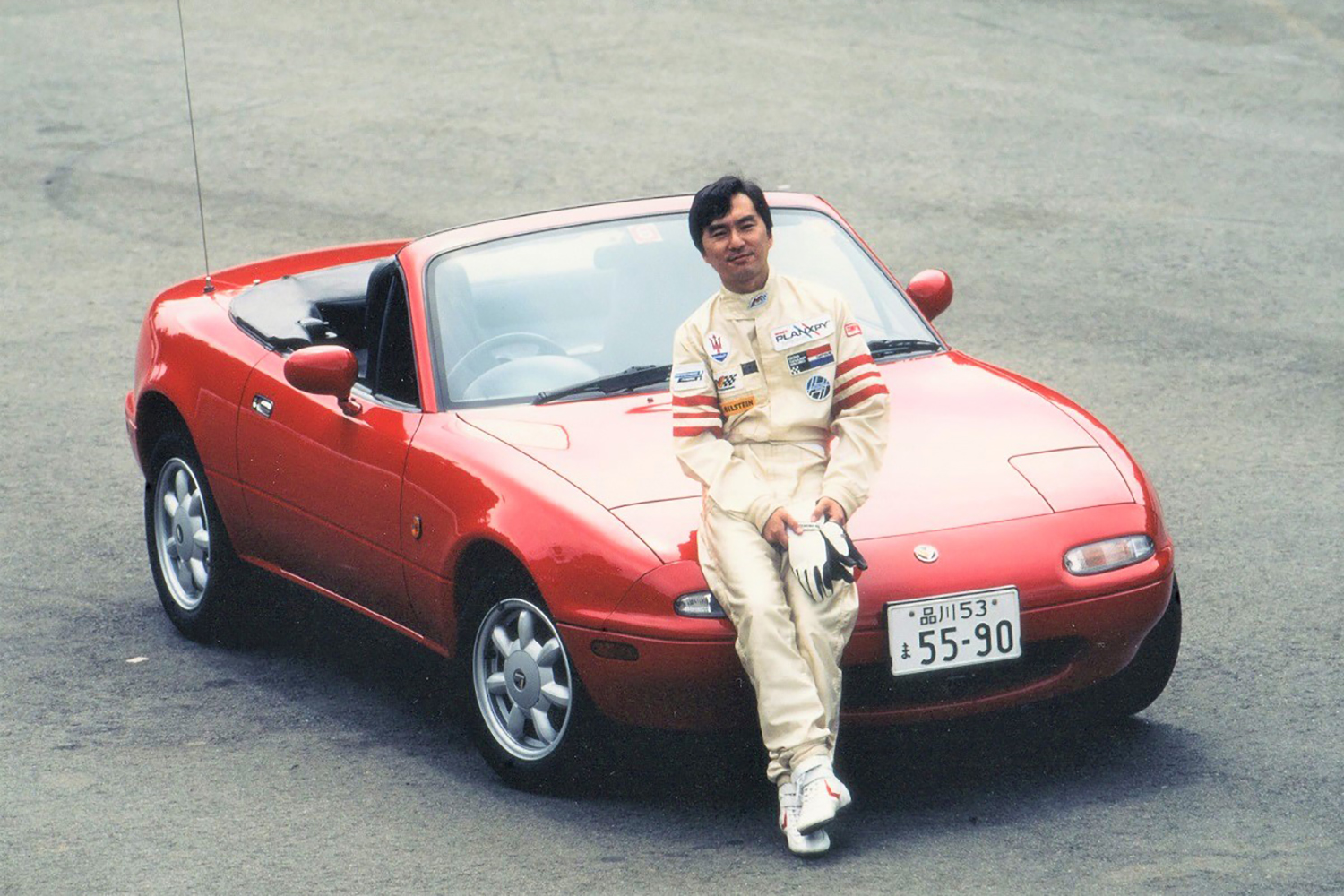 当時の青山さんとユーノス・ロードスター 〜 画像8