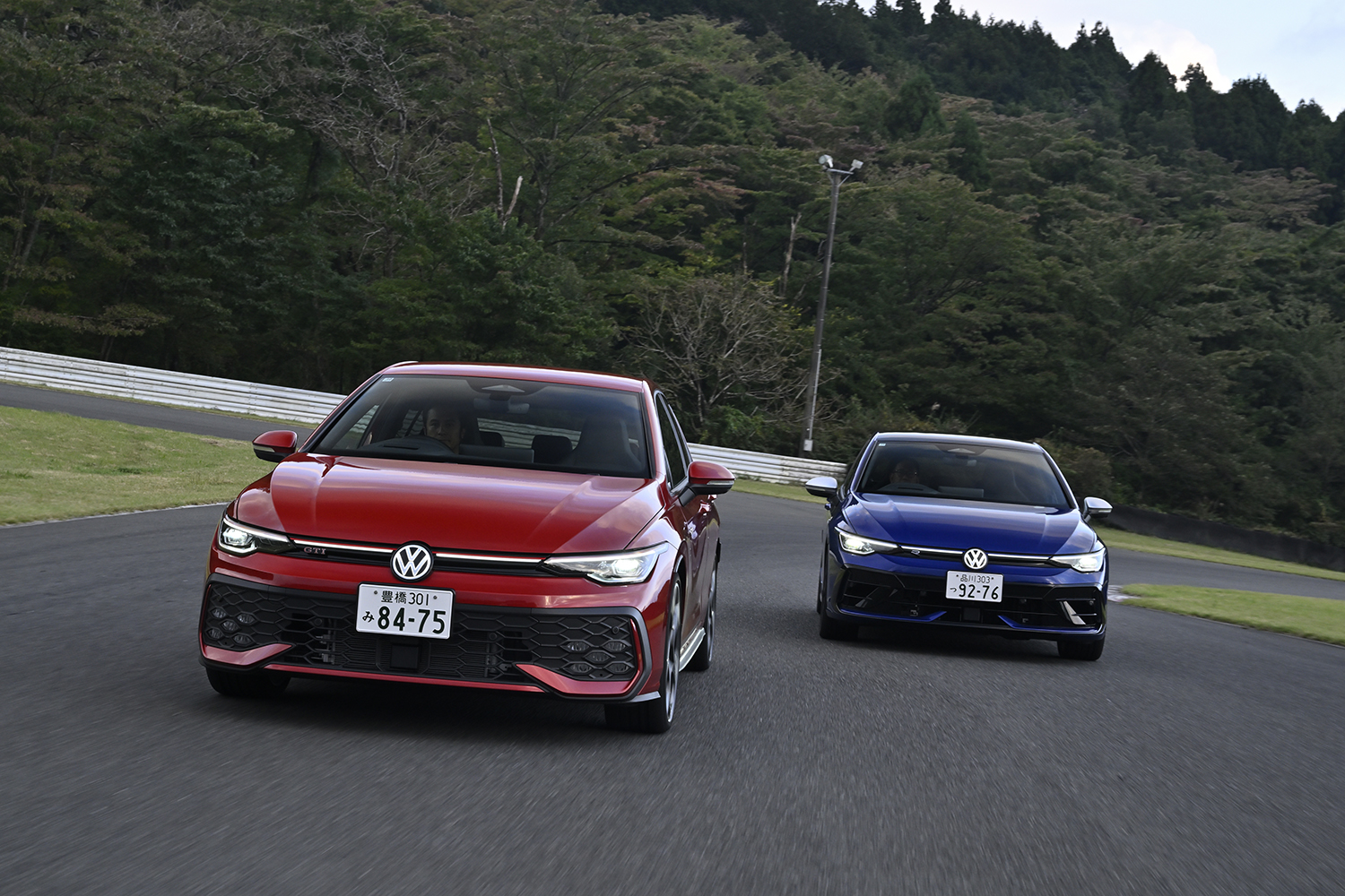 ゴルフGTIとゴルフRをサーキットで比較試乗 〜 画像66